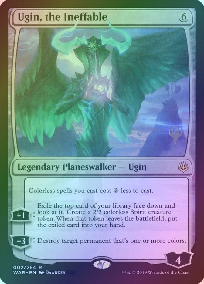 Ugin, the Ineffable (PWAR) (2p) / Foil