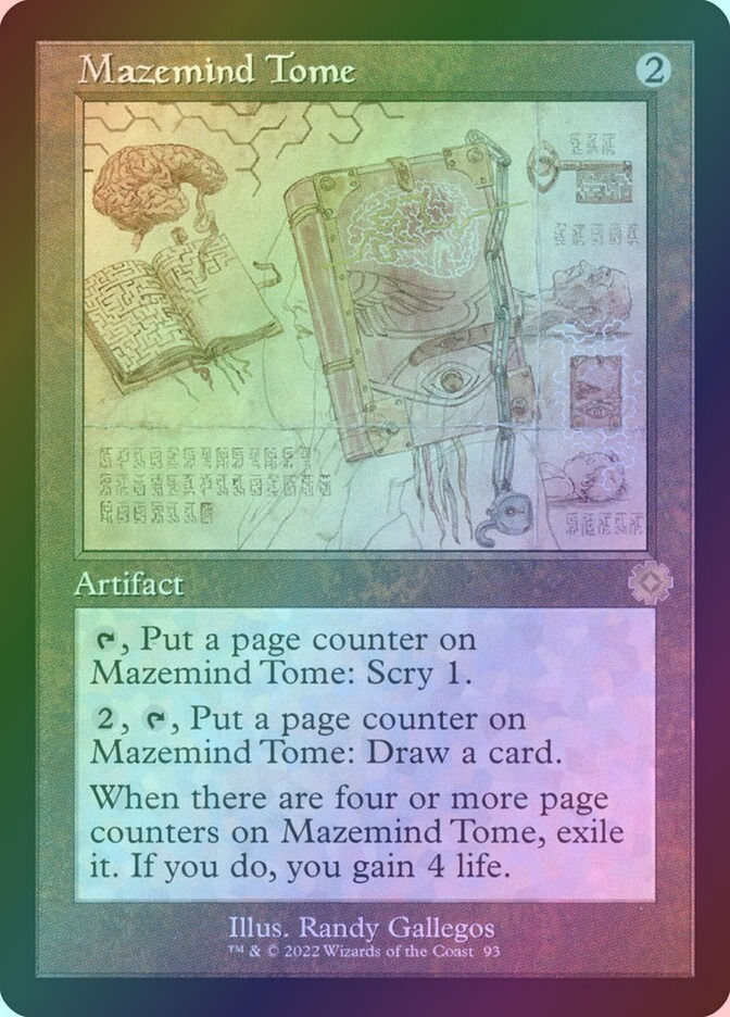 Mazemind Tome (BRR) (93) / Foil / Schematic