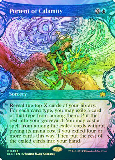 Portent of Calamity (blb) (306) / Showcase Foil