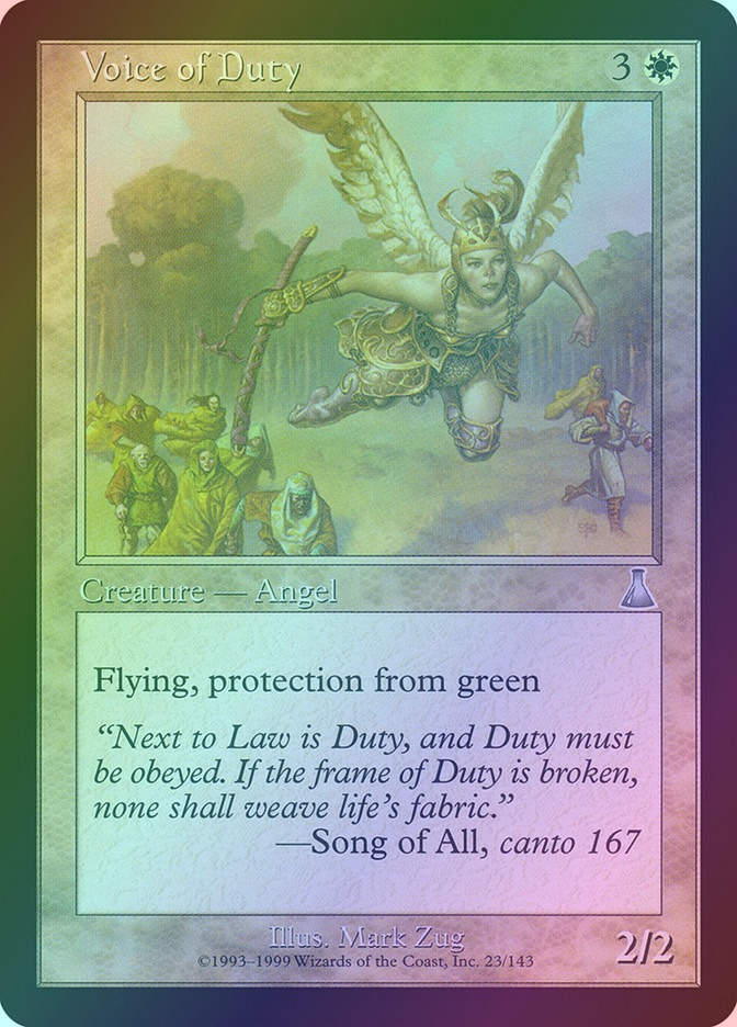 Voice of Duty (UDS) (23) / Foil