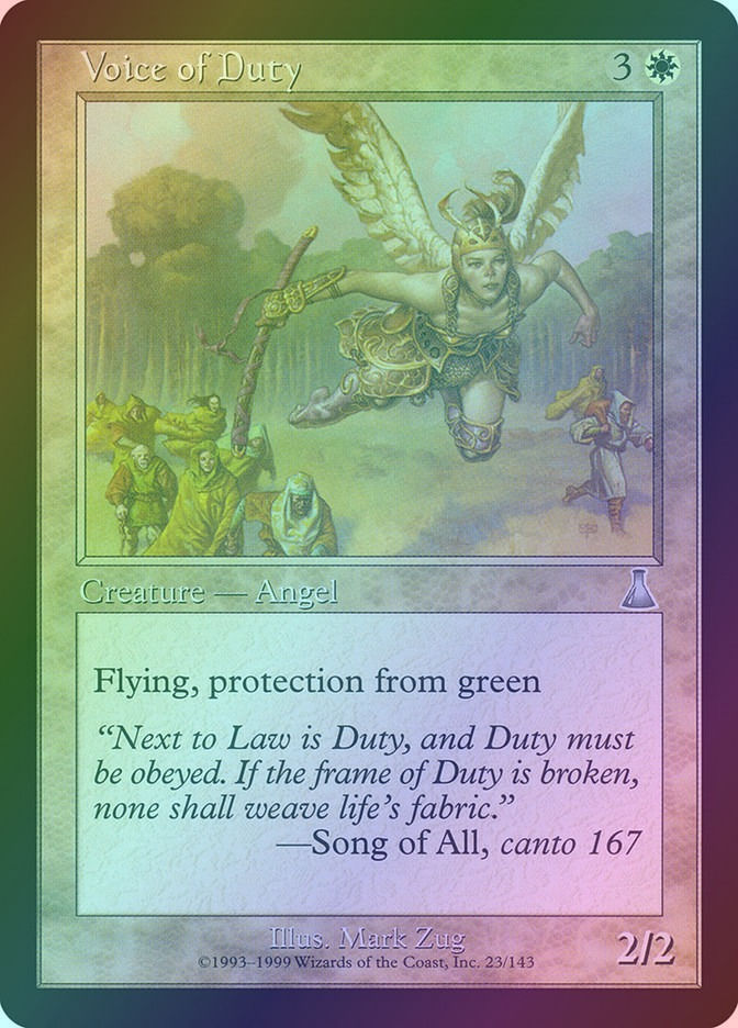 Voice of Duty (UDS) (23) / Foil