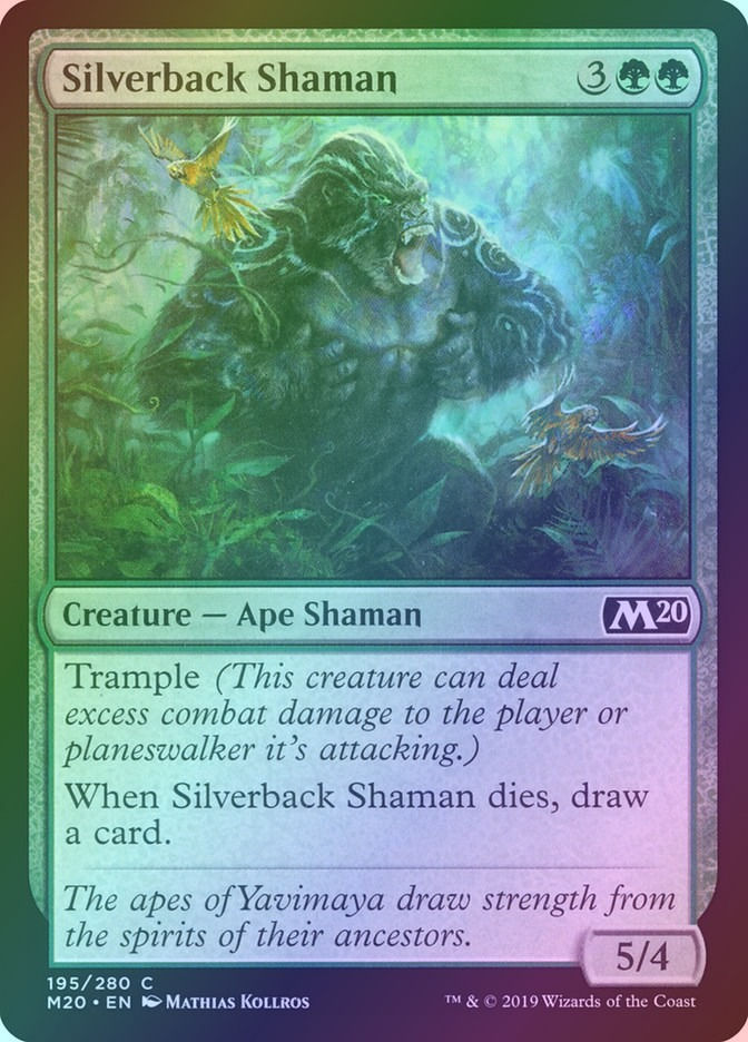 Silverback Shaman (M20) (195) / Foil