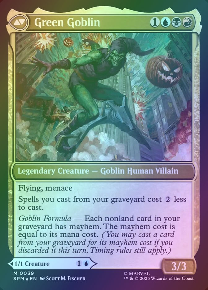 Norman Osborn // Green Goblin (PSPM) (39s) / Foil — cara 2 de 2
