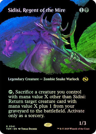 Sidisi, Regent of the Mire (TDM) (341) / Foil / Showcase BL
