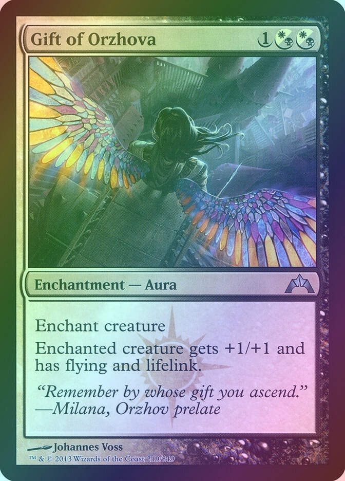 Gift of Orzhova (GTC) (219) / Foil