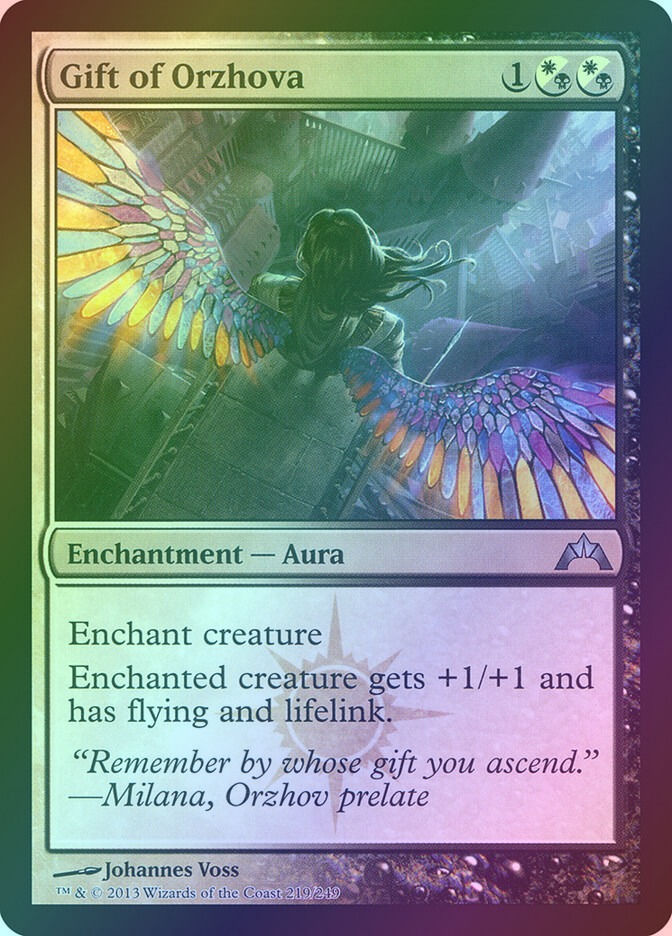 Gift of Orzhova (GTC) (219) / Foil