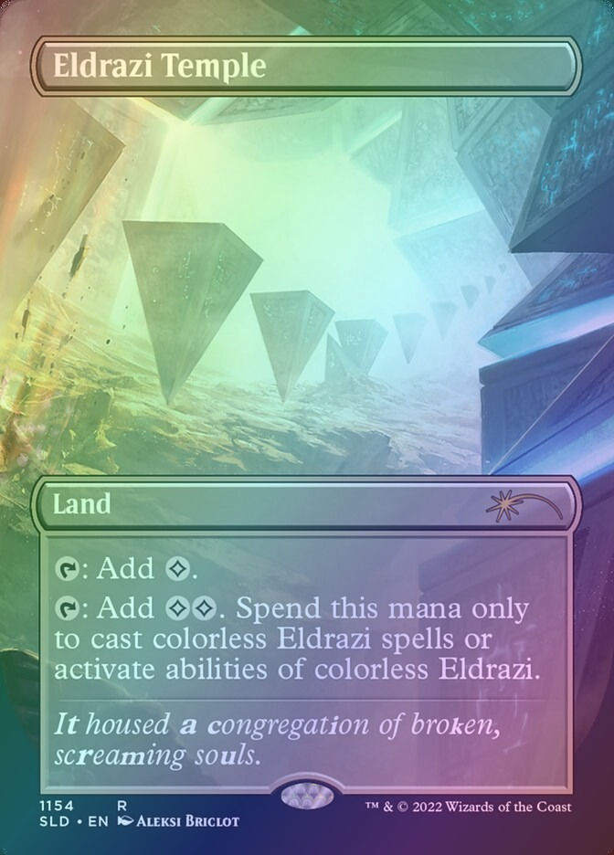 Eldrazi Temple (SLD) (1154) / Borderless / Foil