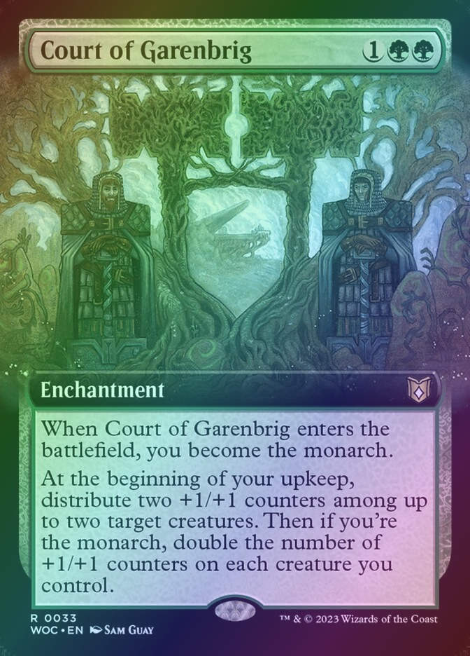 Court of Garenbrig (WOC) (33) / Extended Art / Foil