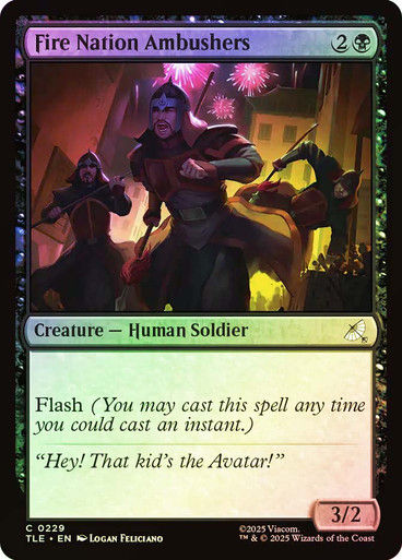 Fire Nation Ambushers (TLE) (229) / Foil