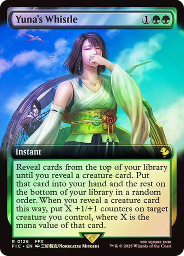 Yuna's Whistle (FIC) (126) / Extended Art / Foil