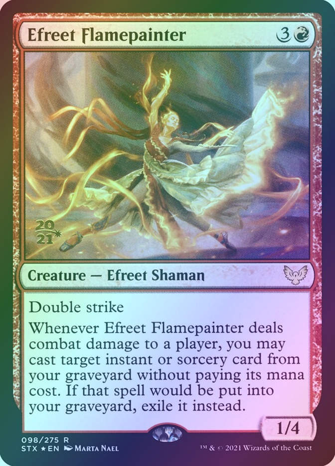 Efreet Flamepainter (PSTX) (98s) / Foil