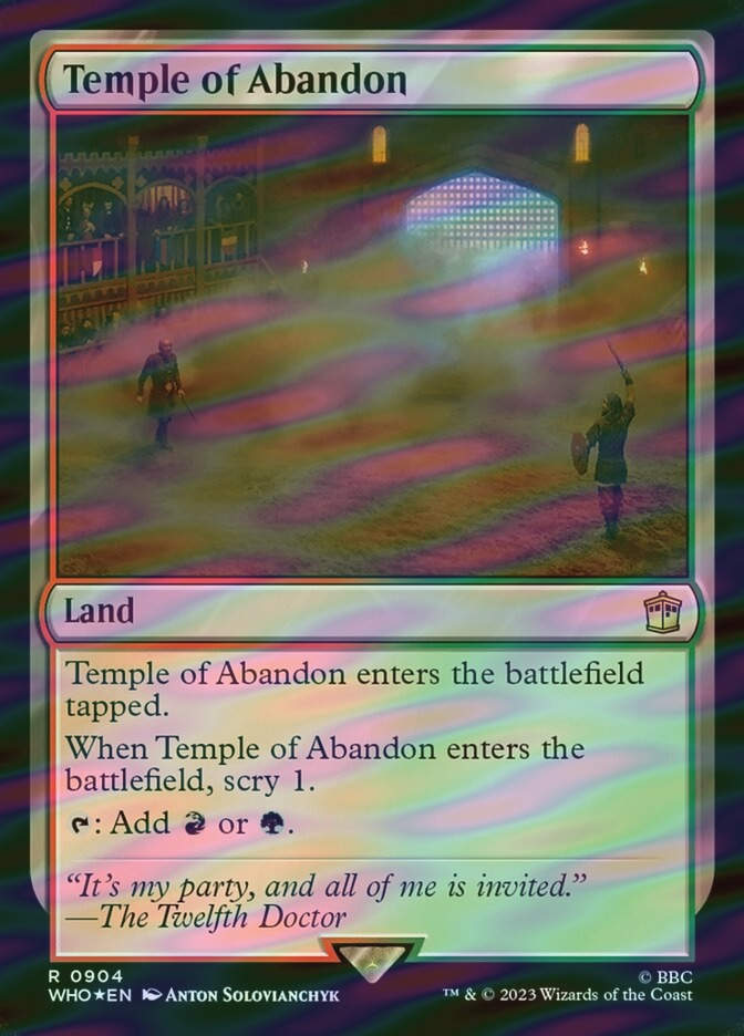 Temple of Abandon (WHO) (904) / Surge Foil