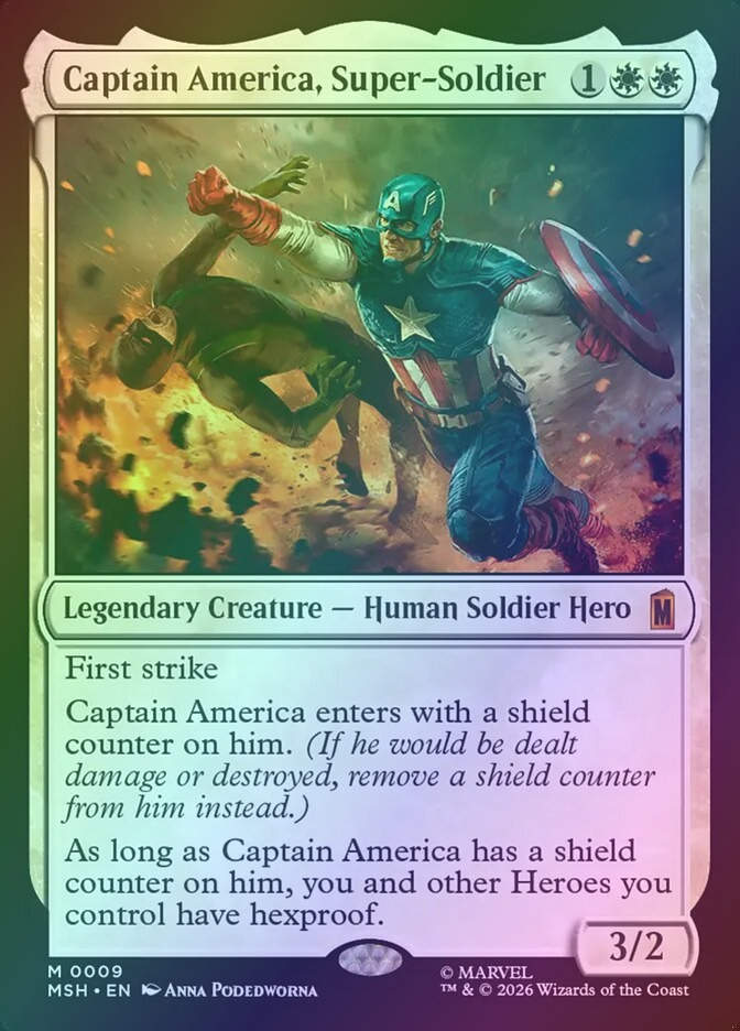 Captain America, Super-Soldier (MSH) (9) / Foil