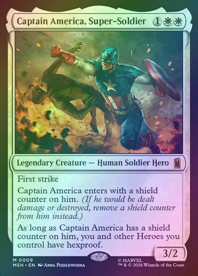 Captain America, Super-Soldier (MSH) (9) / Foil