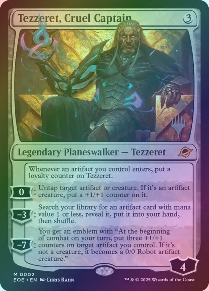 Tezzeret, Cruel Captain (PEOE) (2p) / Foil