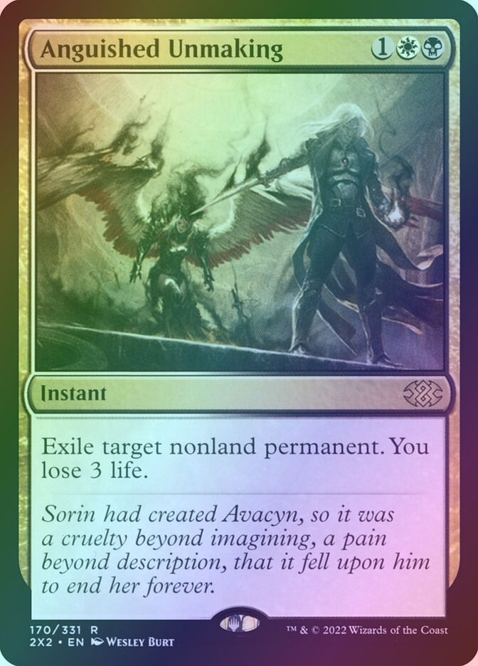 Anguished Unmaking (2X2) (170) / Foil