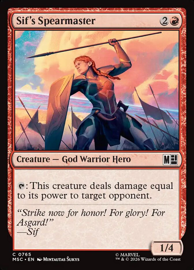 Sif's Spearmaster (MSC) (765)
