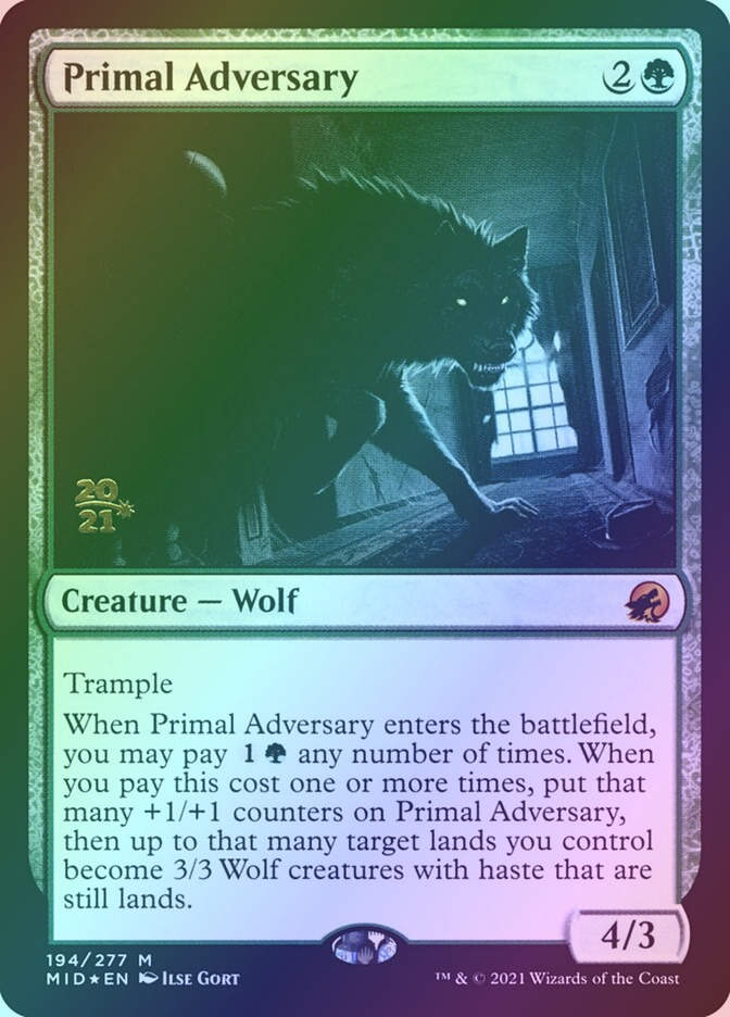 Primal Adversary (PMID) (194s) / Foil