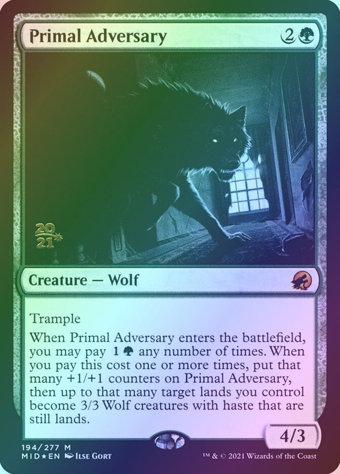 Primal Adversary (PMID) (194s) / Foil