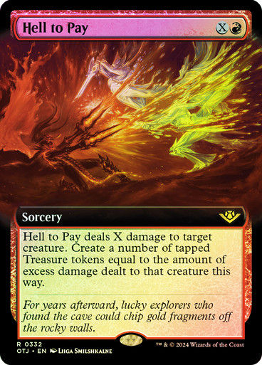Hell to Pay (otj) (332) / Foil Extended