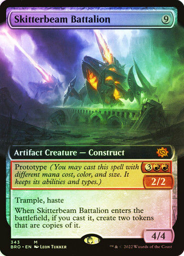 Skitterbeam Battalion (BRO) / Extended Art Foil