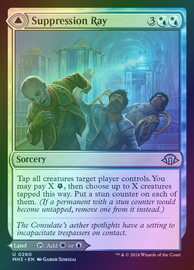 Suppression Ray // Orderly Plaza (MH3) (260) / Foil