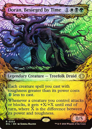 Doran, Besieged by Time (ECL) (334) / Showcase / Foil