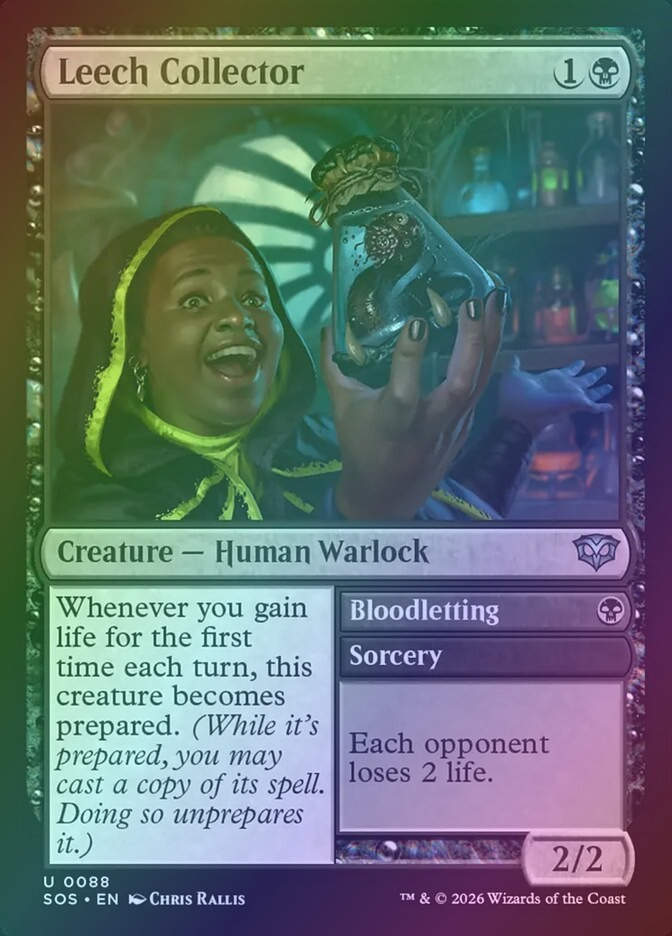 Leech Collector // Bloodletting (SOS) (88) / Foil