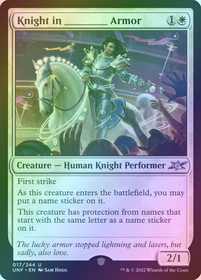 Knight in _____ Armor (UNF) (17) / Foil