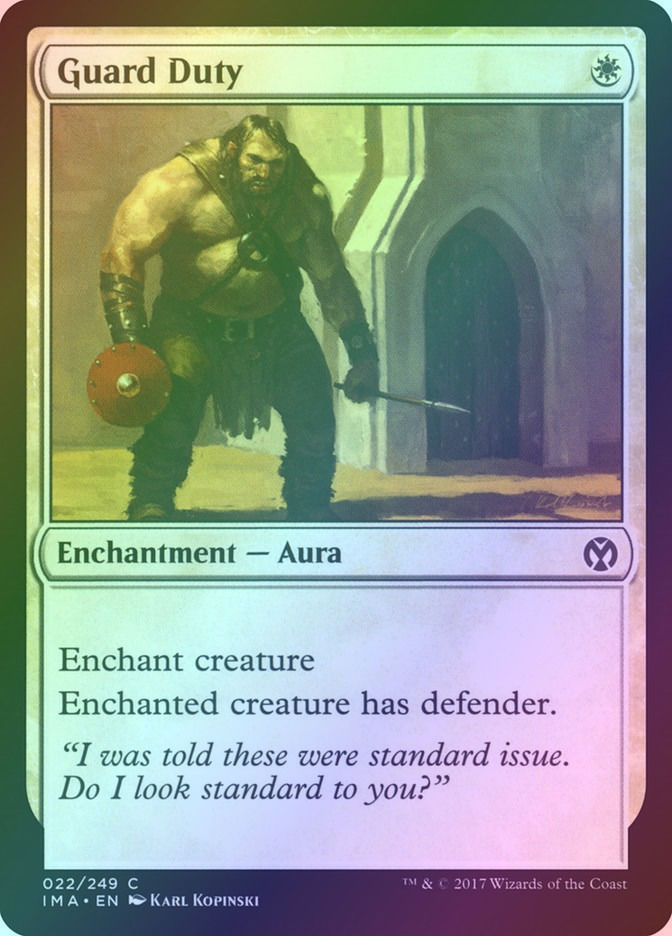 Guard Duty (IMA) (22) / Foil