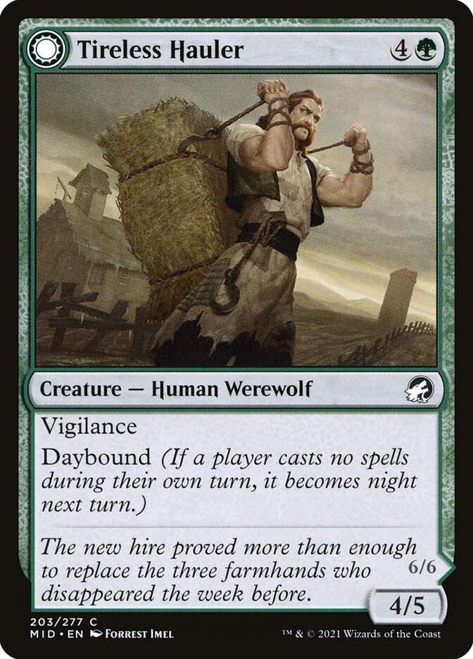 Tireless Hauler // Dire-Strain Brawler (MID) (203)