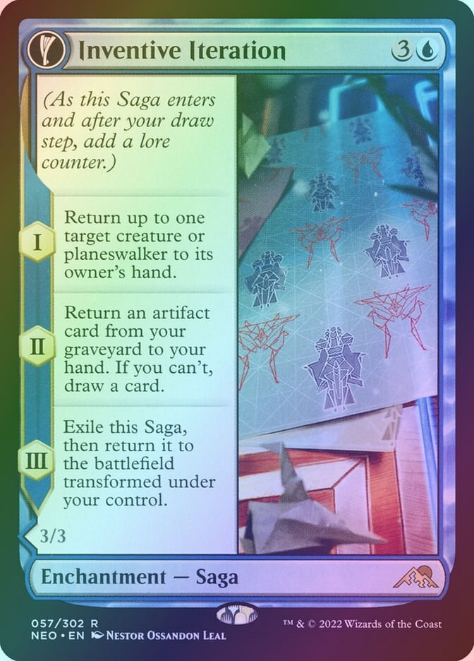 Inventive Iteration // Living Breakthrough (NEO) (57) / Foil — cara 1 de 2
