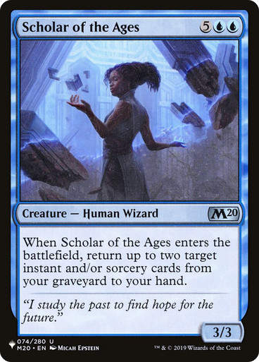 Scholar of the Ages (PLST) (M20-74)