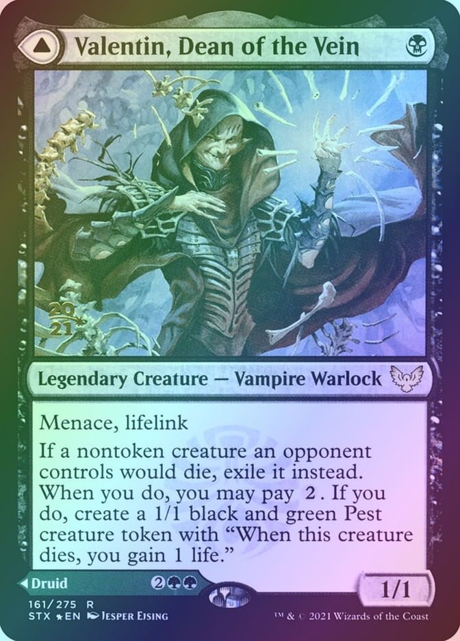 Valentin, Dean of the Vein // Lisette, Dean of the Root (PSTX) (161s) / Foil — cara 1 de 2