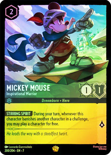 Mickey Mouse - Inspirational Warrior (LOR_ARC) / Foil