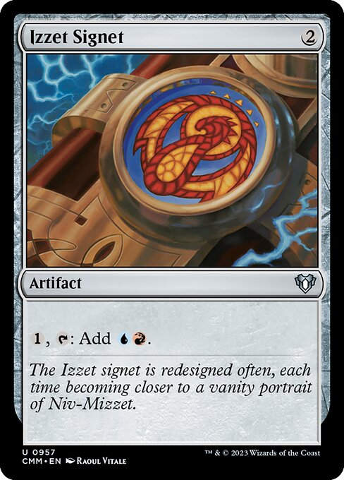 Izzet Signet (cmm) (Commander Deck)