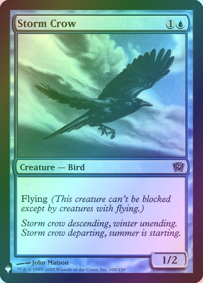 Storm Crow (PLST) (9ED-100) / Foil