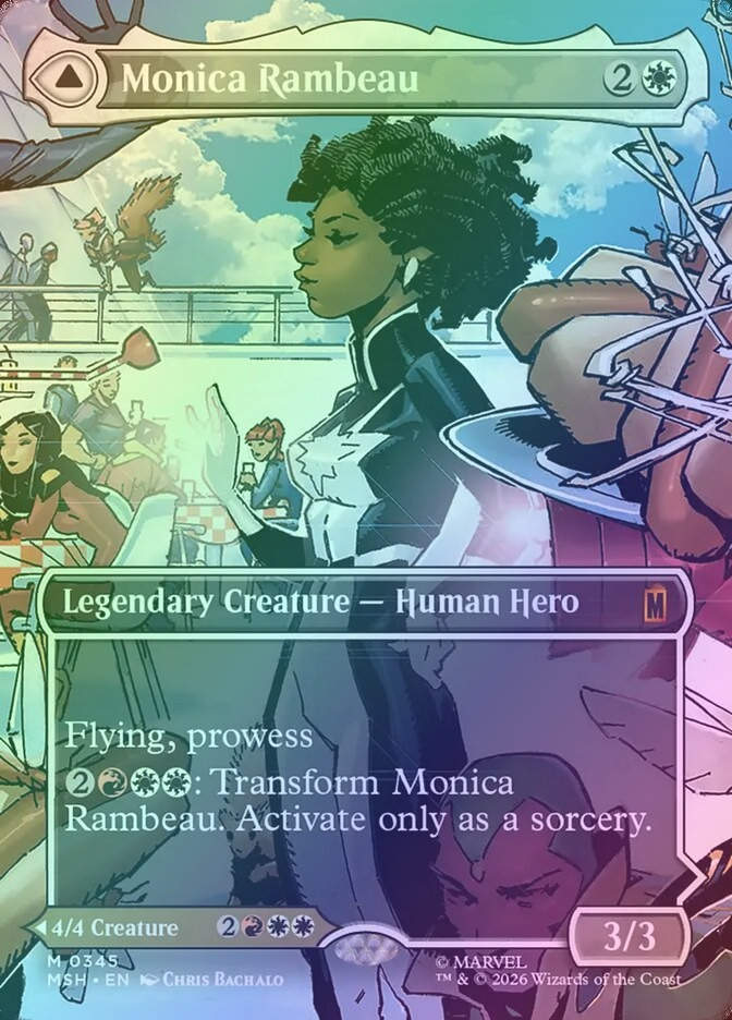 Monica Rambeau // Photon, Living Light (MSH) (345) / Borderless / Foil