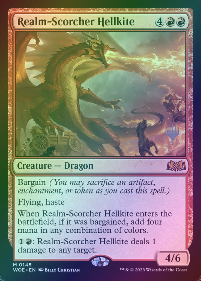 Realm-Scorcher Hellkite (PWOE) (145p) / Foil