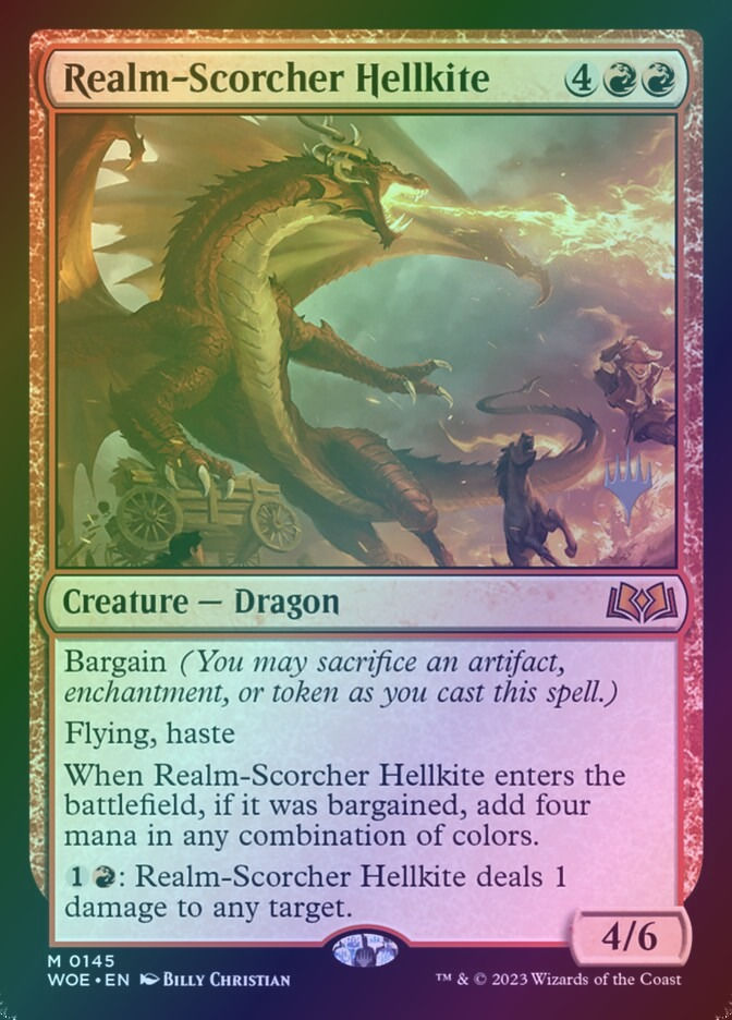 Realm-Scorcher Hellkite (PWOE) (145p) / Foil