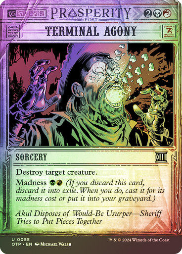Terminal Agony (otp) (55) / Foil
