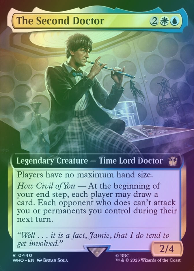 The Second Doctor (WHO) (440) / Extended Art / Foil