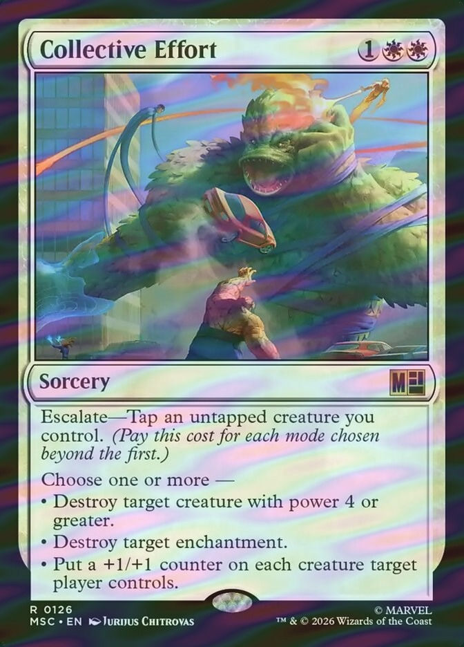 Collective Effort (MSC) (126) / Surge Foil