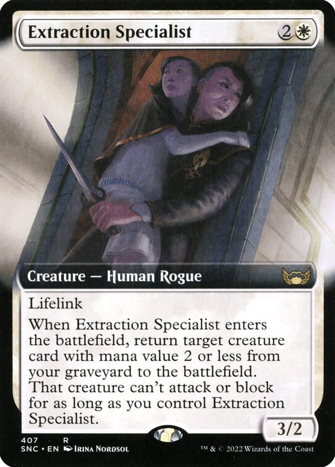 Extraction Specialist (SNC) (407) / Extended Art
