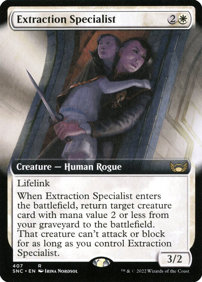 Extraction Specialist (SNC) (407) / Extended Art