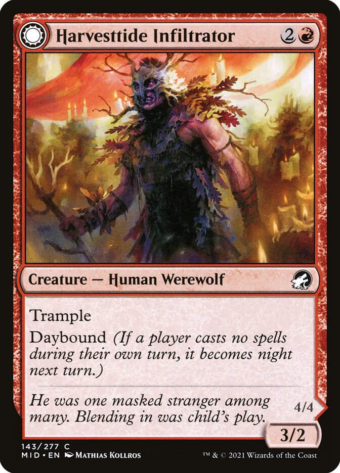 Harvesttide Infiltrator // Harvesttide Assailant (MID) (143)