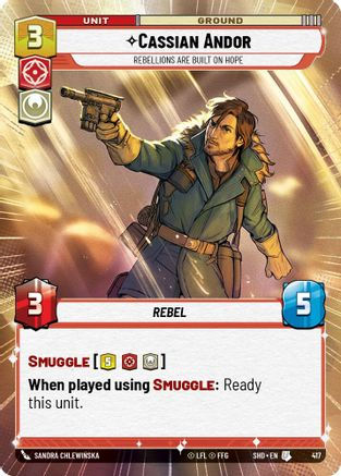 Cassian Andor - Rebellions Are Built On Hope (Hyperspace) (SHD_#417) / Foil