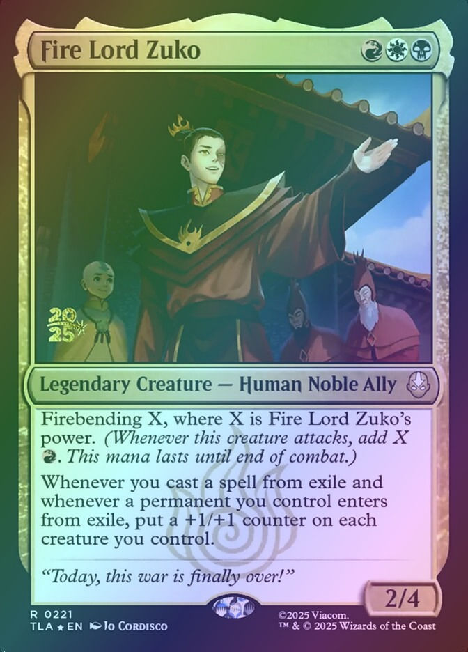 Fire Lord Zuko (PTLA) (221s) / Foil