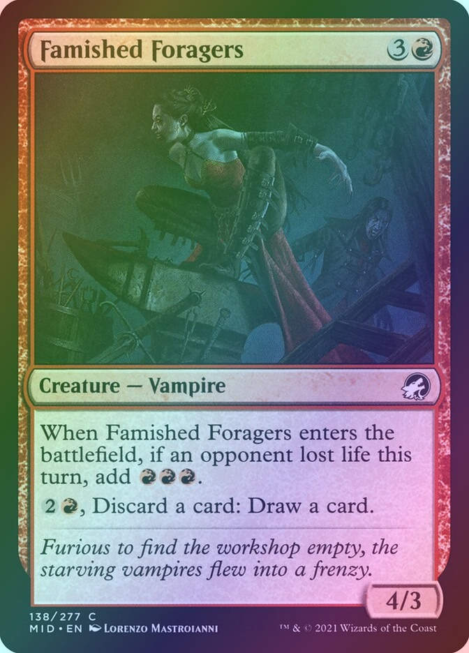 Famished Foragers (MID) (138) / Foil