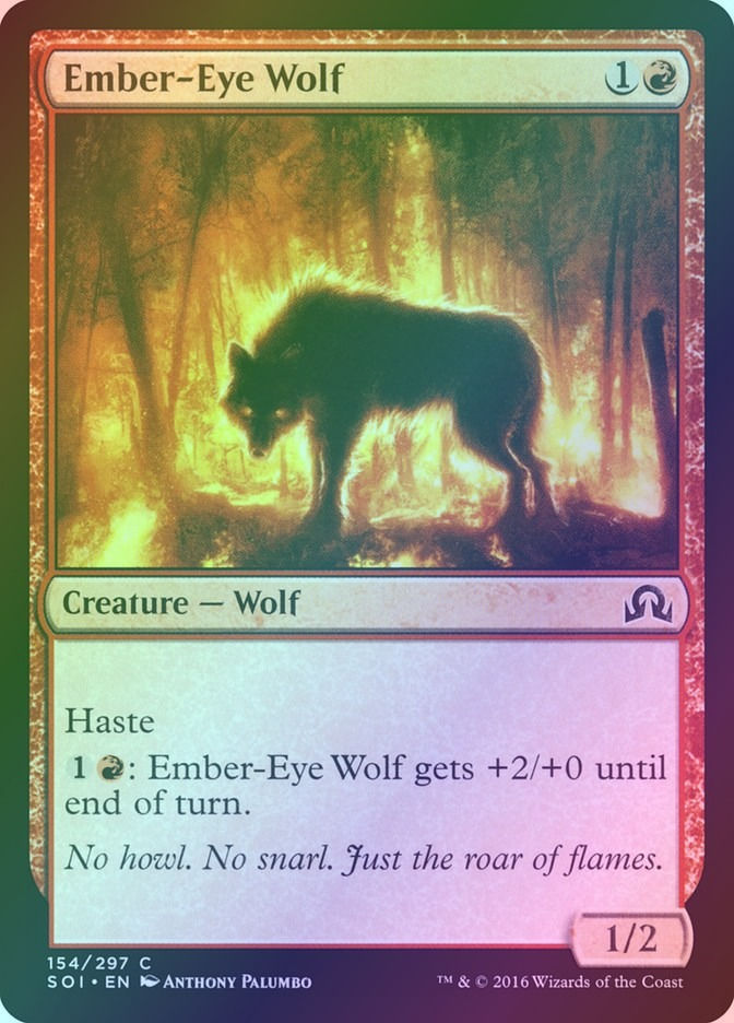 Ember-Eye Wolf (SOI) (154) / Foil